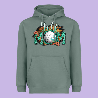 Golf Mom Heavyweight Hoodie Designed By Bettercallsaul