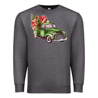 Charcoal Heather green truck Premium Sweatshirt - Bettercallsaul