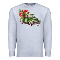 Heather Grey green truck Premium Sweatshirt - Bettercallsaul