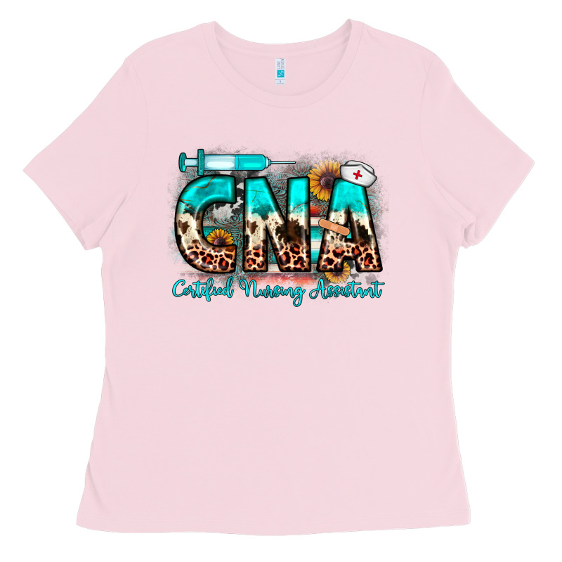 Cna Certified Nursing Assistant Ladies Tee by JahusDesignShop | Teevron