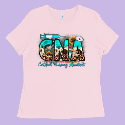 Cna Certified Nursing Assistant Ladies Tee Designed By Jahusdesignshop