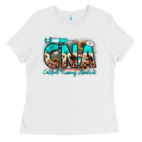 White cna certified nursing assistant Ladies Tee - JahusDesignShop