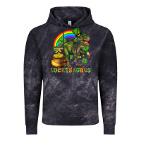 Cloud Black luckysaurus and st patricks Vintage Hoodie - AdoDesignShop