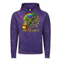 Cloud Purple luckysaurus and st patricks Vintage Hoodie - AdoDesignShop