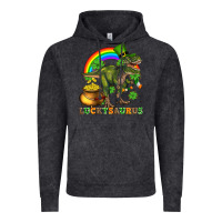 Luckysaurus And St Patricks Vintage Hoodie | Teevron