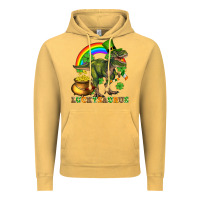 Vintage Mustard luckysaurus and st patricks Vintage Hoodie - AdoDesignShop