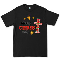 Black merry christmas cross Premium Tee - RanaPortraitStore