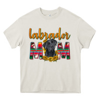 Cream western labrador retriever mom Heavy Core Tee - texasbilliewilder