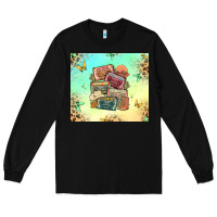 Black country cassette tapes Long Sleeve Tee - MaliasSmallBusiness