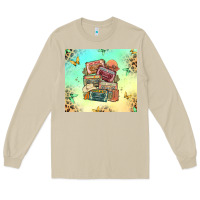 Mushroom country cassette tapes Long Sleeve Tee - MaliasSmallBusiness