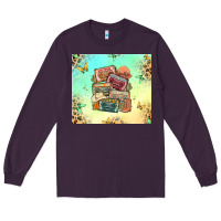 Plum country cassette tapes Long Sleeve Tee - MaliasSmallBusiness