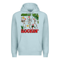 Blue Mist Jingle bell rockin' Premium Hoodie - NancyCooperArtShop