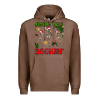 Chestnut Jingle bell rockin' Premium Hoodie - NancyCooperArtShop