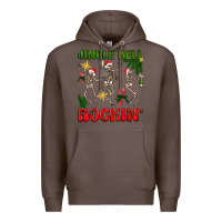 Coffee Jingle bell rockin' Premium Hoodie - NancyCooperArtShop