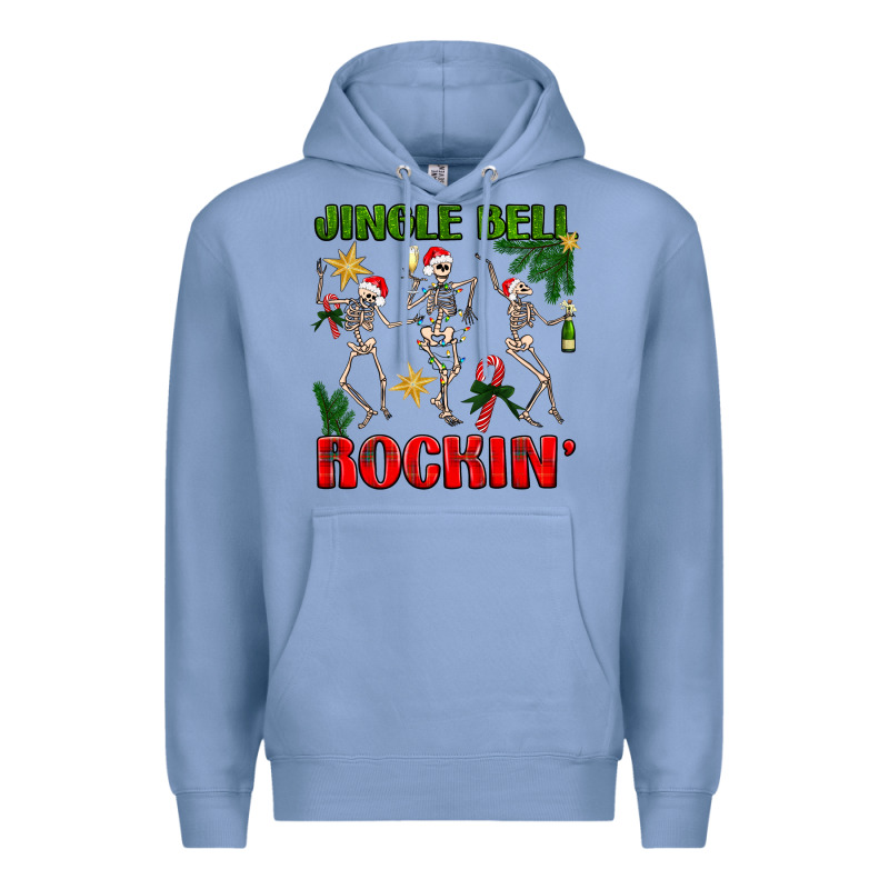 Jingle Bell Rockin' Premium Hoodie by NancyCooperArtShop | Teevron