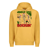 Mustard Jingle bell rockin' Premium Hoodie - NancyCooperArtShop