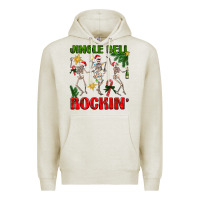 Oatmeal Heather Jingle bell rockin' Premium Hoodie - NancyCooperArtShop
