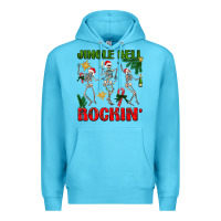 Ocean Blue Jingle bell rockin' Premium Hoodie - NancyCooperArtShop