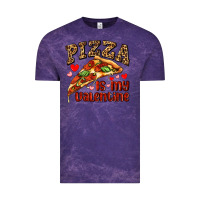 Cloud Purple pizza is my valentine Vintage Tee - AdoDesignShop