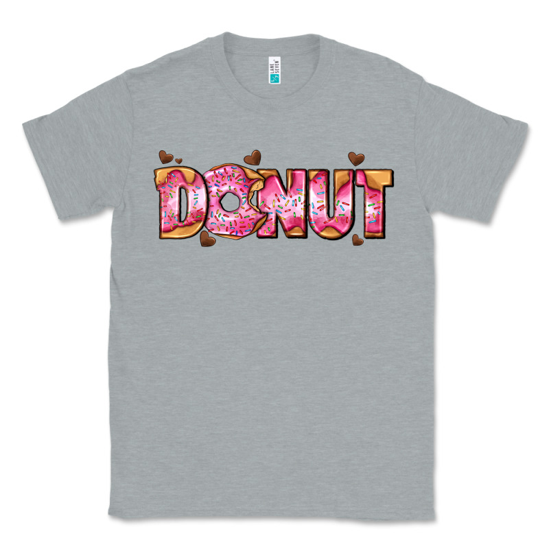 Donut With Donut And Hearts Classic Tee by AdoDesignShop | Teevron