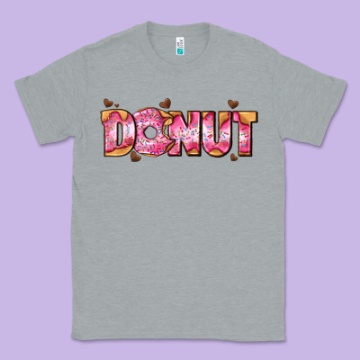 Donut With Donut And Hearts Classic Tee Designed By Adodesignshop