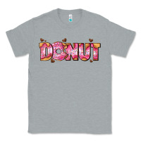 Heather Grey donut with donut and hearts Classic Tee - AdoDesignShop