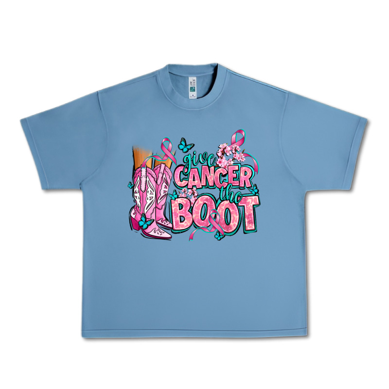 Give The Cancer Boot Urban Heavy Tee by AdoDesignShop | Teevron