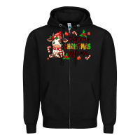 Black this is my  christmas pyjama Zipper Hoodie - MaliasSmallBusiness