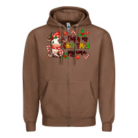 Chestnut this is my  christmas pyjama Zipper Hoodie - MaliasSmallBusiness
