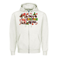 Oatmeal Heather this is my  christmas pyjama Zipper Hoodie - MaliasSmallBusiness