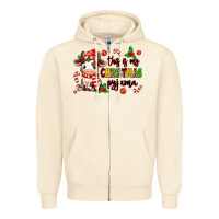 Sandshell this is my  christmas pyjama Zipper Hoodie - MaliasSmallBusiness