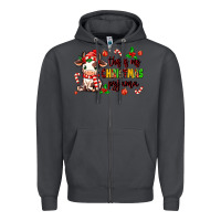 Smoke this is my  christmas pyjama Zipper Hoodie - MaliasSmallBusiness