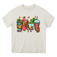 Cream cowgirl coffee cups Heavy Core Tee - Zillion Design Studio