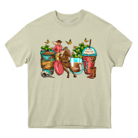Mossy cowgirl coffee cups Heavy Core Tee - Zillion Design Studio