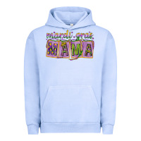 Pigment Grape Ice Mardi gras mama with beads mother's day Urban Hoodie - HowdyJamesFarm