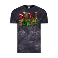 Cloud Black santas favorite nurse Vintage Tee - AdoDesignShop