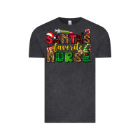 Vintage Black santas favorite nurse Vintage Tee - AdoDesignShop
