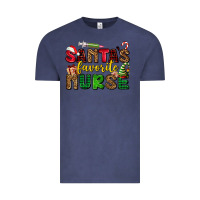 Vintage Denim santas favorite nurse Vintage Tee - AdoDesignShop