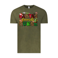 Vintage Olive santas favorite nurse Vintage Tee - AdoDesignShop
