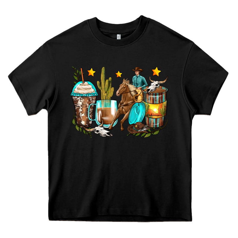 Cowboy Coffee Cups Heavy Core Tee by Zillion Design Studio | Teevron