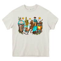 Cream cowboy coffee cups Heavy Core Tee - Zillion Design Studio