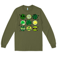 Army Green st patrick's day Long Sleeve Tee - MaliasSmallBusiness