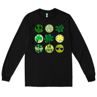 Black st patrick's day Long Sleeve Tee - MaliasSmallBusiness