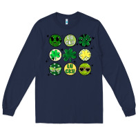 Navy st patrick's day Long Sleeve Tee - MaliasSmallBusiness