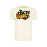 Vintage Arctic bulldozer leopard cactus sunflower Vintage Tee - Artiststas