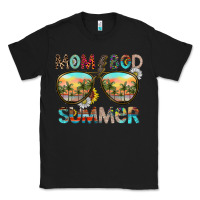 Black Mom Bad Summer Classic Tee - CowhideDigitalArt