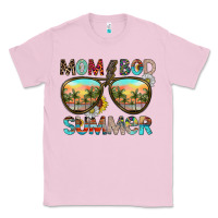 Bubblegum Pink Mom Bad Summer Classic Tee - CowhideDigitalArt