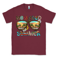Burgundy Mom Bad Summer Classic Tee - CowhideDigitalArt