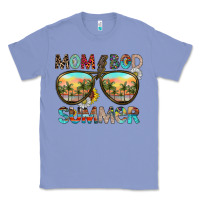 Colony Blue Mom Bad Summer Classic Tee - CowhideDigitalArt