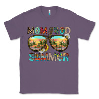 Lavender Mom Bad Summer Classic Tee - CowhideDigitalArt